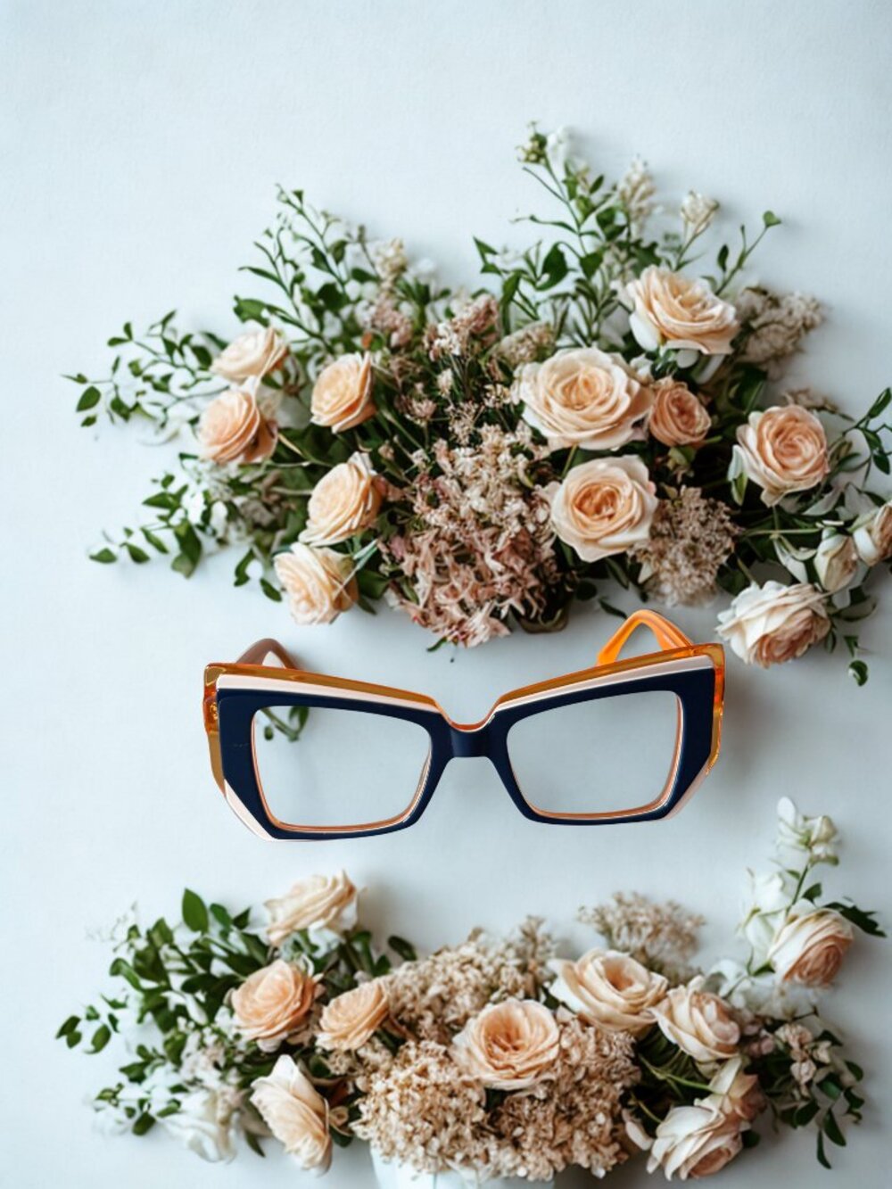 Orange, White and Navy Frames - New